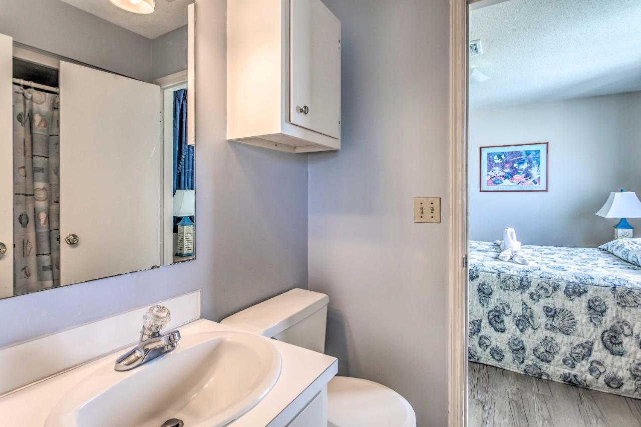 Bright Beachy Condo With Boardwalk Access And Patio! マートルビーチ エクステリア 写真