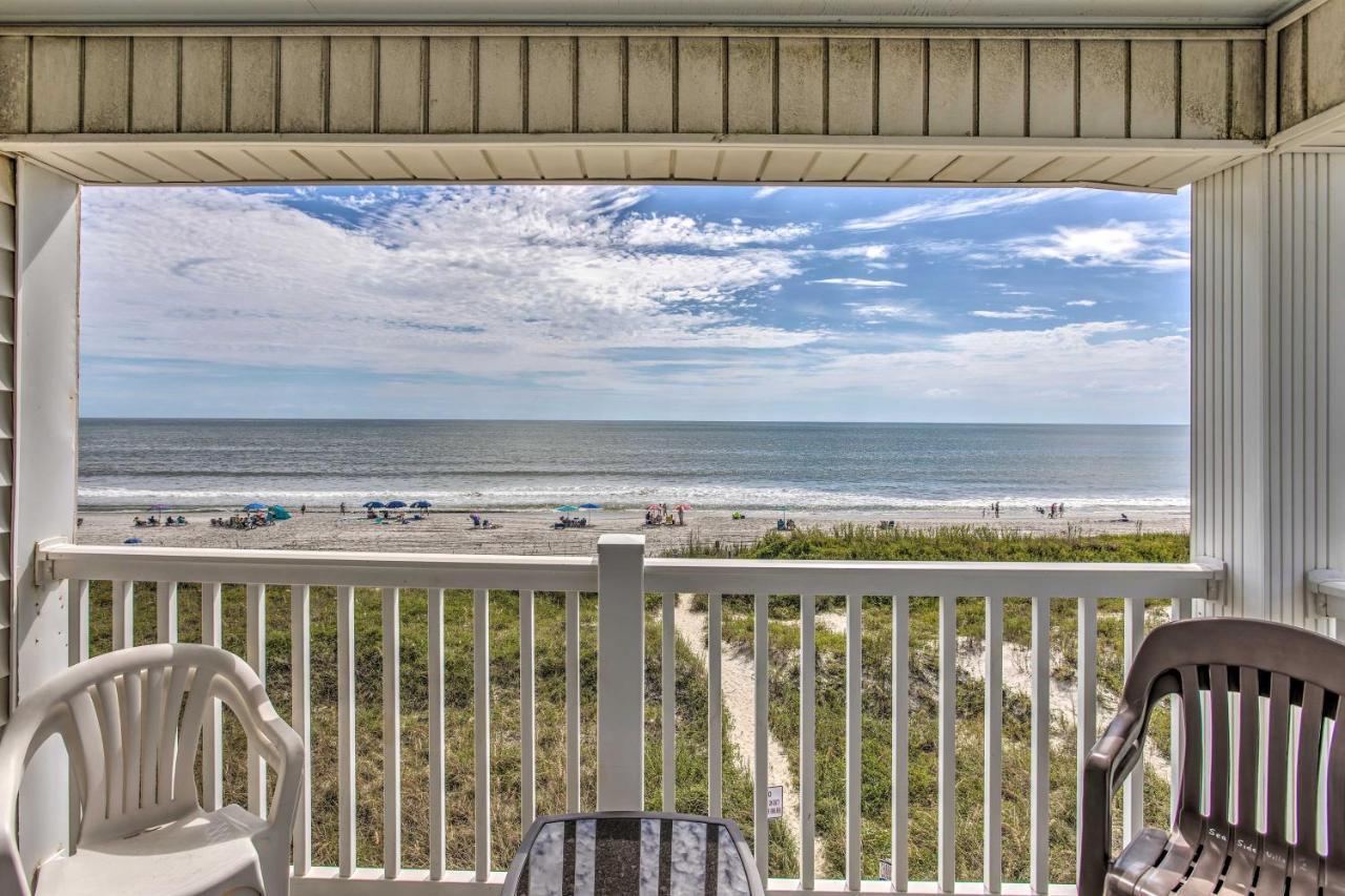 Bright Beachy Condo With Boardwalk Access And Patio! マートルビーチ エクステリア 写真